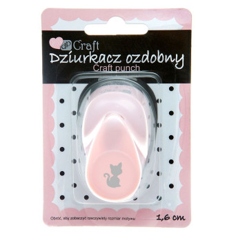 Dziurkacz ozdobny Kot - DpCraft - 1,6 cm