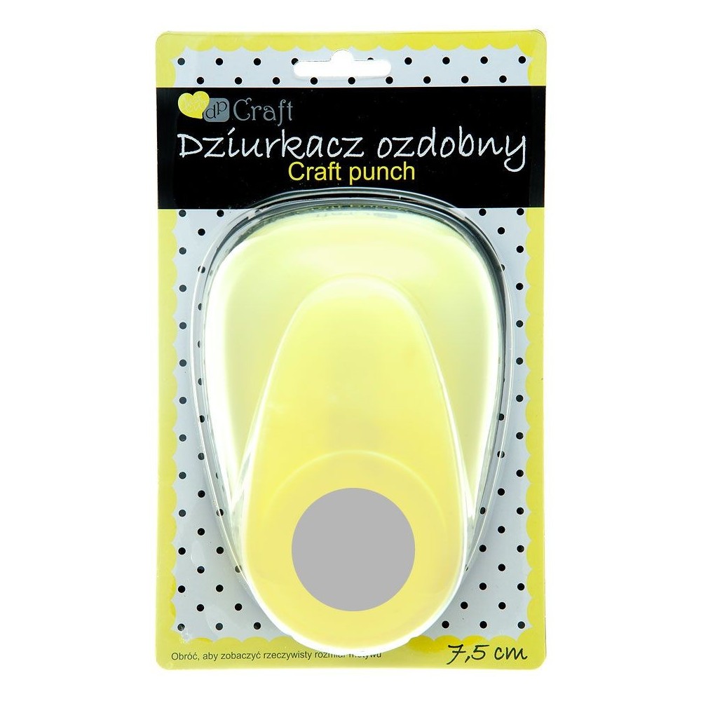 Dziurkacz ozdobny Koło - DpCraft - 7,5 cm