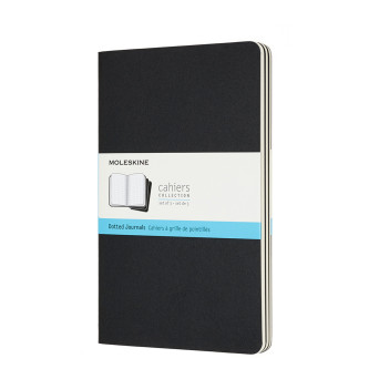 Notebook Moleskine Dotted Cahier Journals - Black - Large 3 pcs 70g/m2