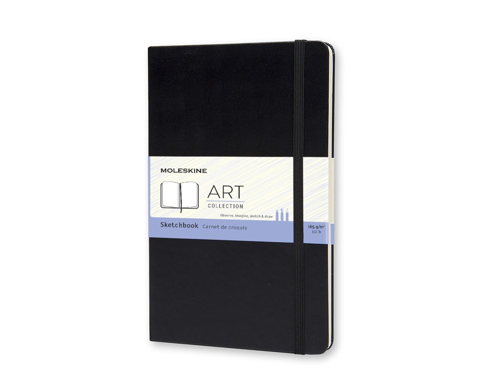 Szkicownik - Moleskine - twardy L czarny 104 strony