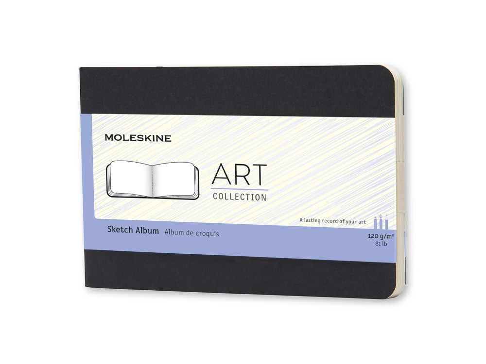 Szkicownik Art - Moleskine - miękki kieszonkowy czarny