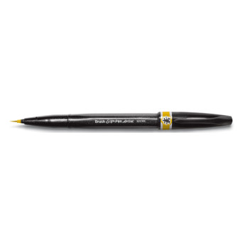 Marker Brush Sign Pen Artist Y - Pentel - Dark Yellow