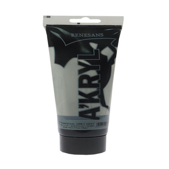 Farba akrylowa A'kryl - Renesans - 72, mineral grey deep, 100 ml