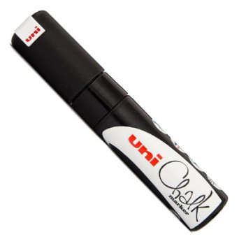 Marker kredowy do tablic PWE-8K - Uni - czarny