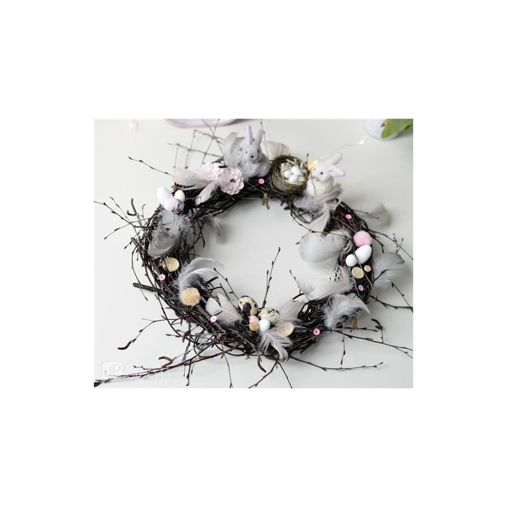 Gniazdka dekoracyjne z jajkami - DpCraft - 5,5 cm, 4 szt.