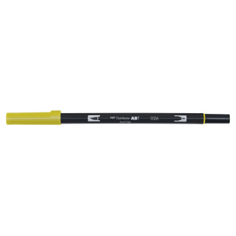 Pisak dwustronny Dual Brush Pen - Tombow - Yellow Gold