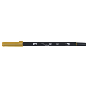 Pisak dwustronny Dual Brush Pen - Tombow - Dark Ochre