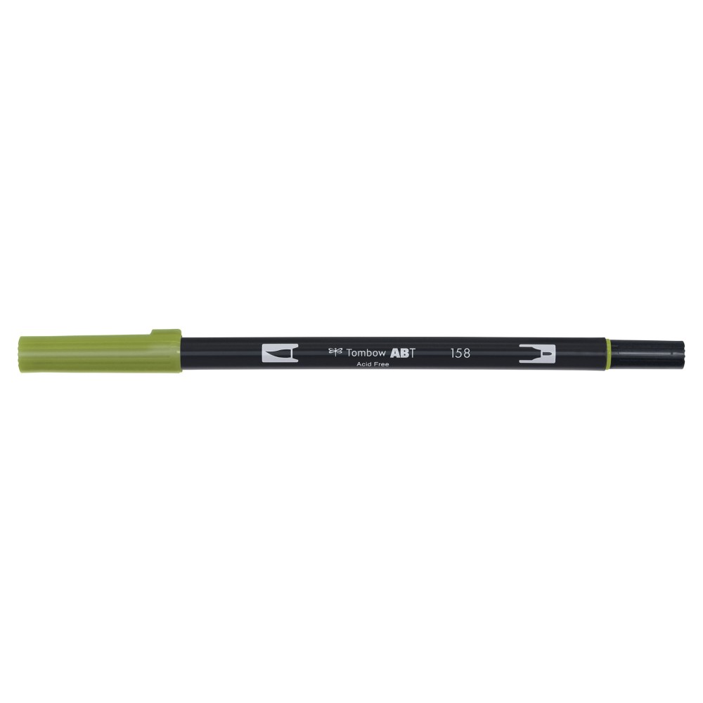 Pisak dwustronny Dual Brush Pen - Tombow - Dark Olive