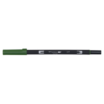 Dual Brush Pen - Tombow - Dark Jade