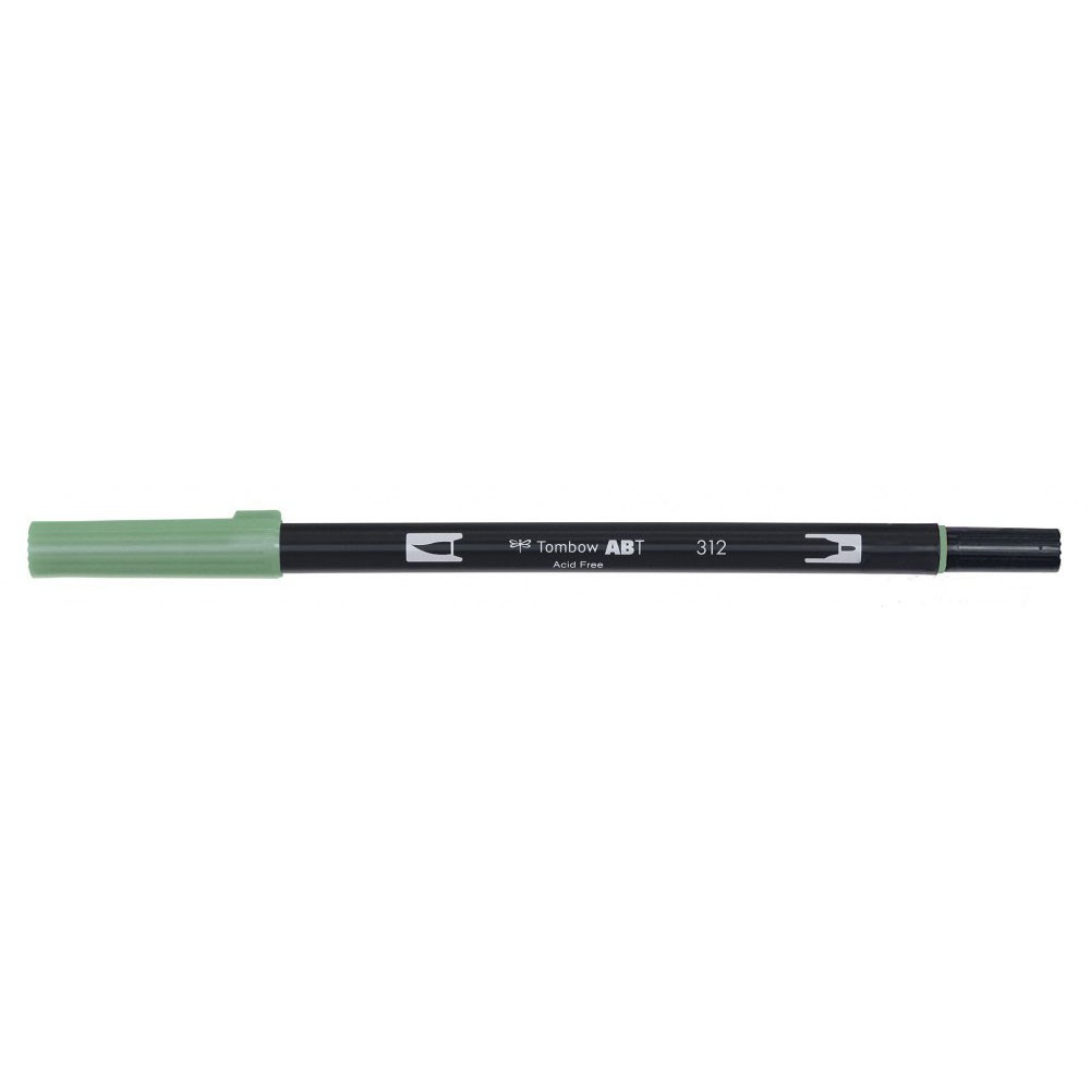 Pisak dwustronny Dual Brush Pen - Tombow - Holly Green