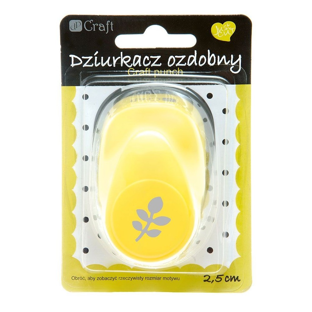 Dziurkacz ozdobny Gałązka - DpCraft - 2,5 cm