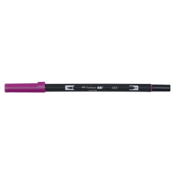 Pisak dwustronny Dual Brush Pen - Tombow - Deep Magenta