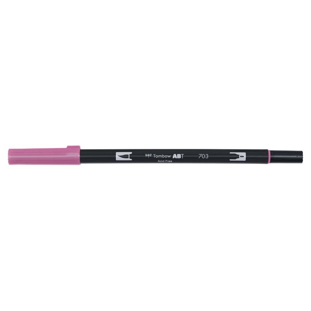 Pisak dwustronny Dual Brush Pen - Tombow - Pink Rose