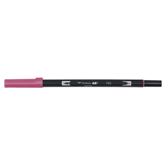 Pisak dwustronny Dual Brush Pen - Tombow - Hot Pink