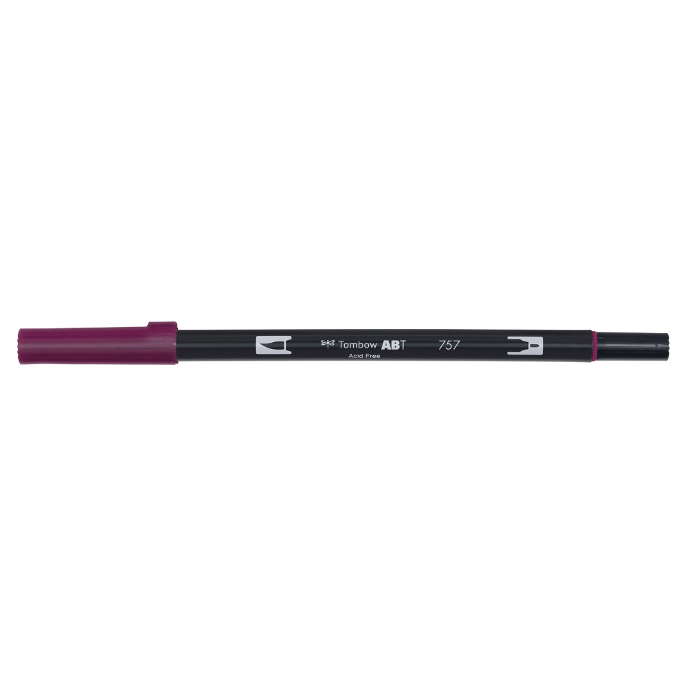 Dual Brush Pen - Tombow - Port Red