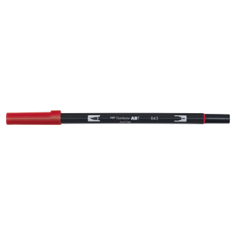 Pisak dwustronny Dual Brush Pen - Tombow - Carmine