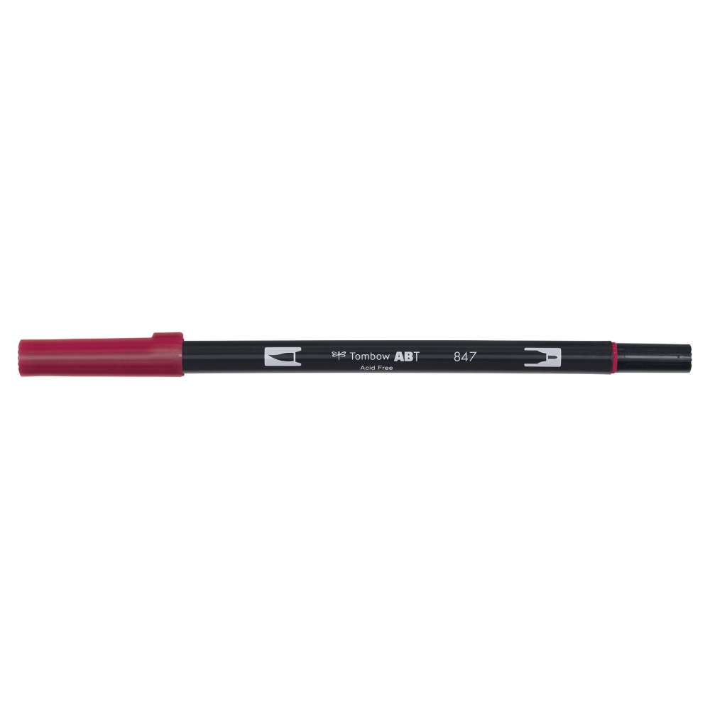 Pisak dwustronny Dual Brush Pen - Tombow - Crimson