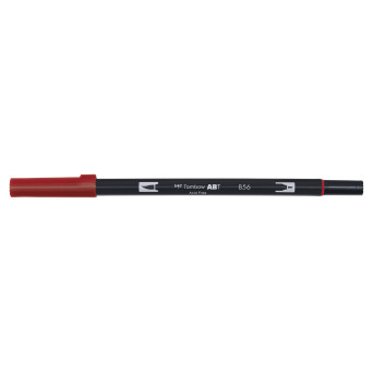 Pisak dwustronny Dual Brush Pen - Tombow - Chinese Red