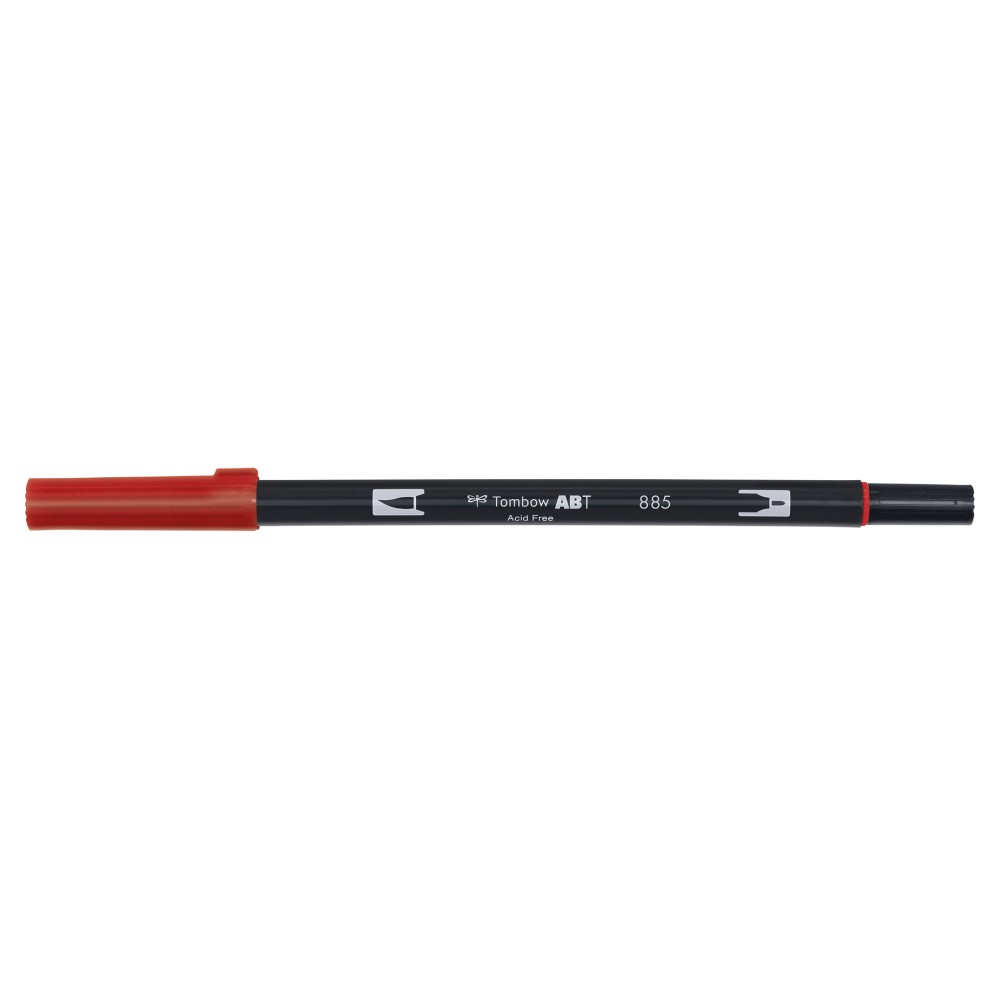 Dual Brush Pen - Tombow - Warm Red