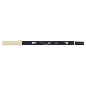 Pisak dwustronny Dual Brush Pen - Tombow - Tan