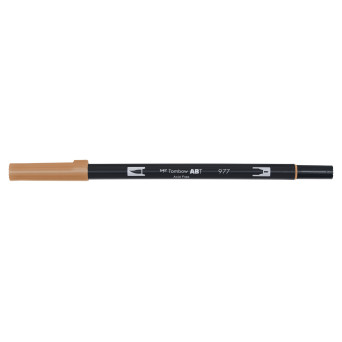 Pisak dwustronny Dual Brush Pen - Tombow - Saddle Brown