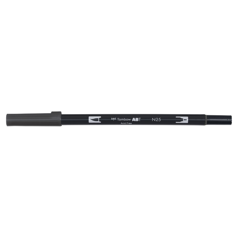 Dual Brush Pen - Tombow - Lamp Black