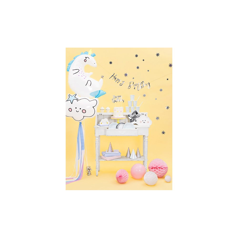 Unicorn foil balloon - 70 x 75 cm