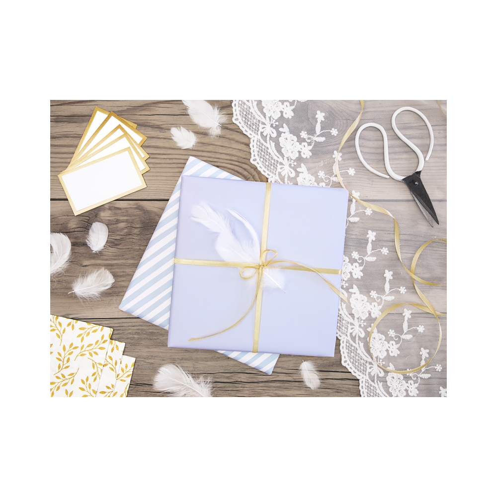 Decorative feathers - white, 3 g