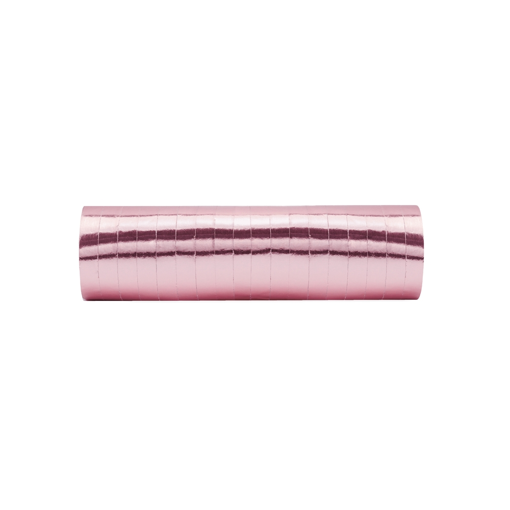 Streamers in rose gold color, 3.8 m