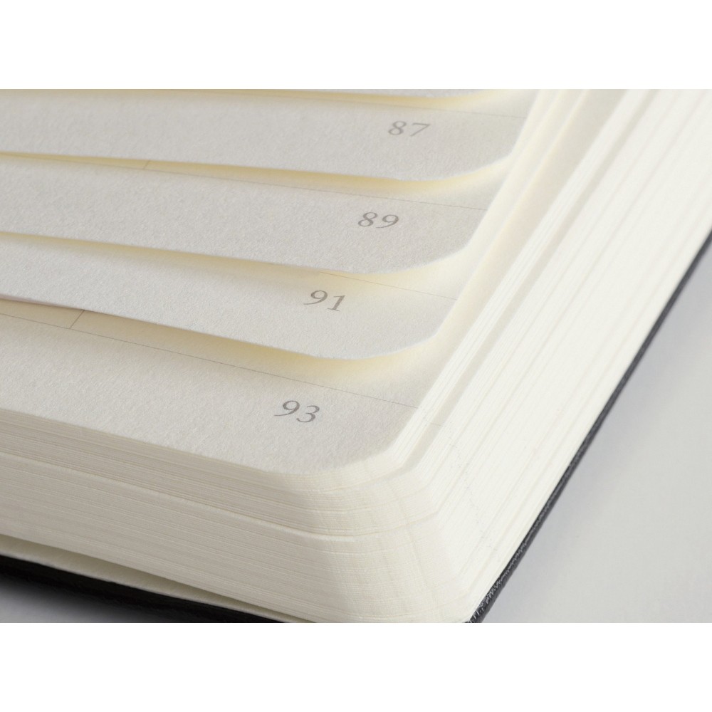 Notebook A5 - Leuchtturm1917 - dotted, black, 80 g/m2