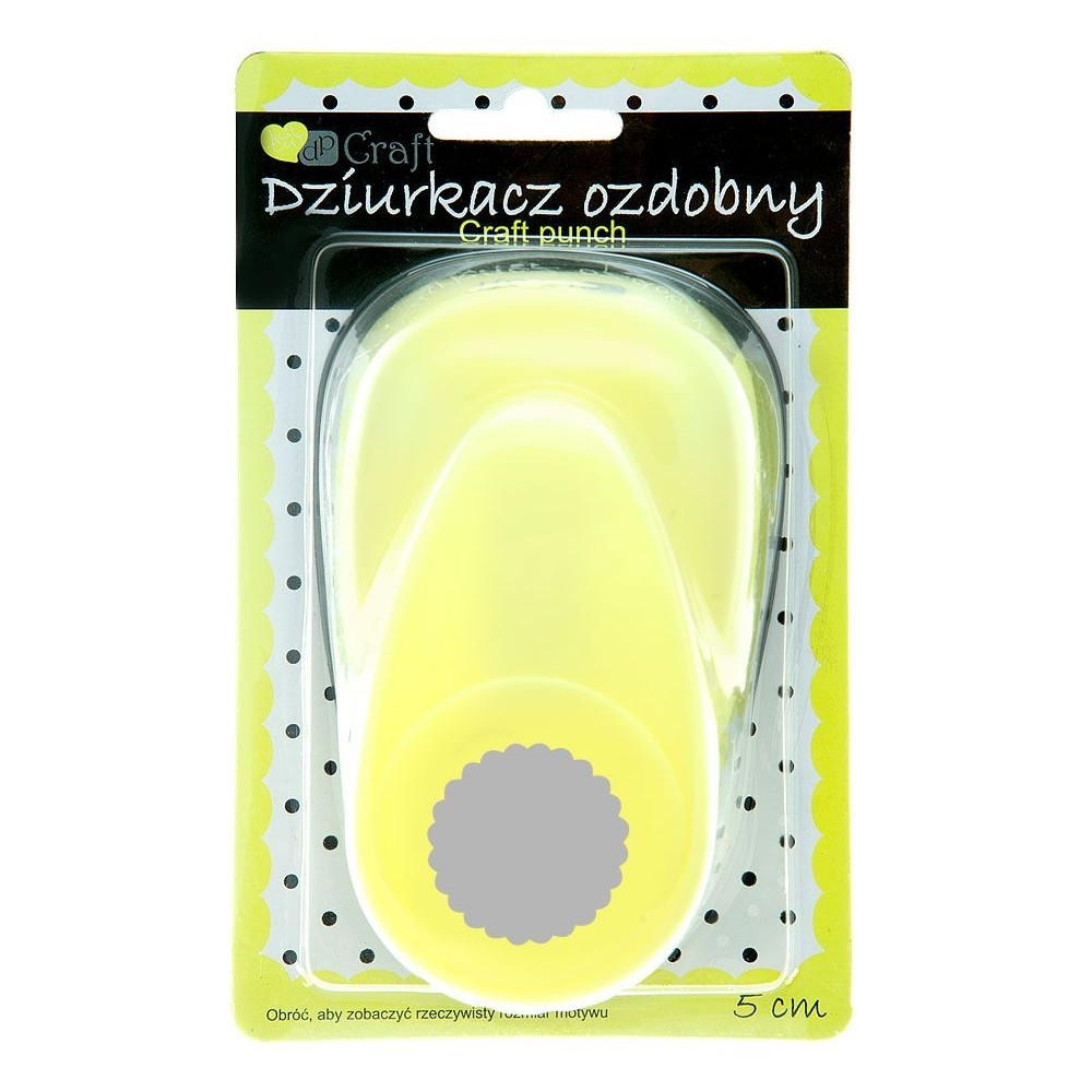 Dziurkacz ozdobny Koło z falbanką - DpCraft - 5 cm
