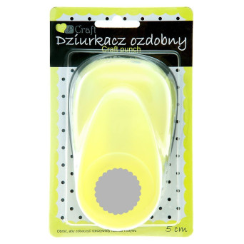 Dziurkacz ozdobny Koło z falbanką - DpCraft - 5 cm