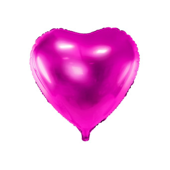 Balon foliowy Serce - ciemnoróżowy, 35 cm