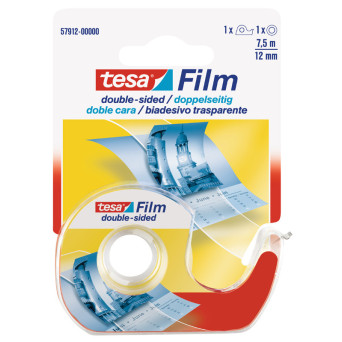 Taśma biurowa Tesafilm dwustronna - 7,5m x 12mm