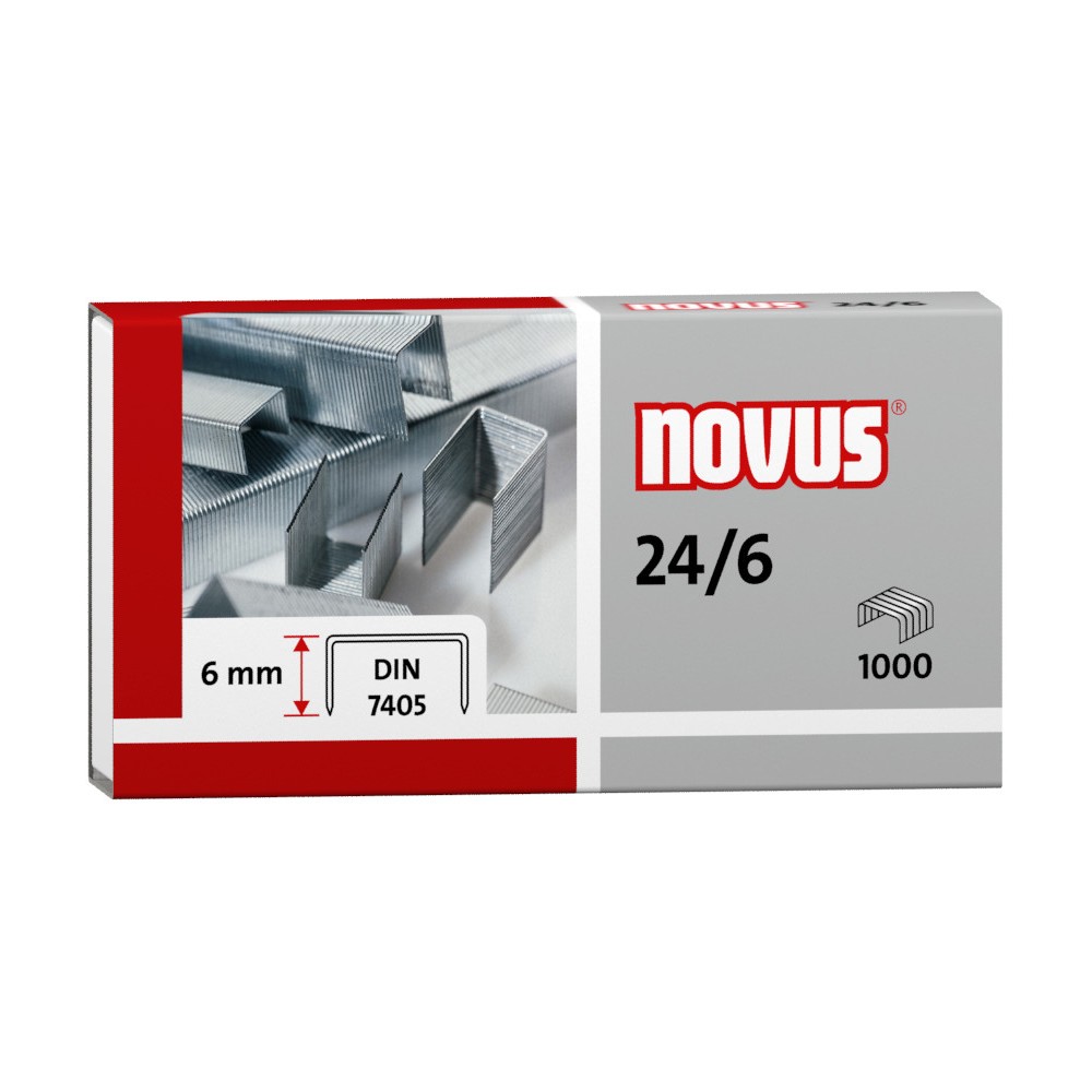 Novus office staples, 24/6 - 1000 pcs.