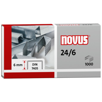 Novus office staples, 24/6 - 1000 pcs.