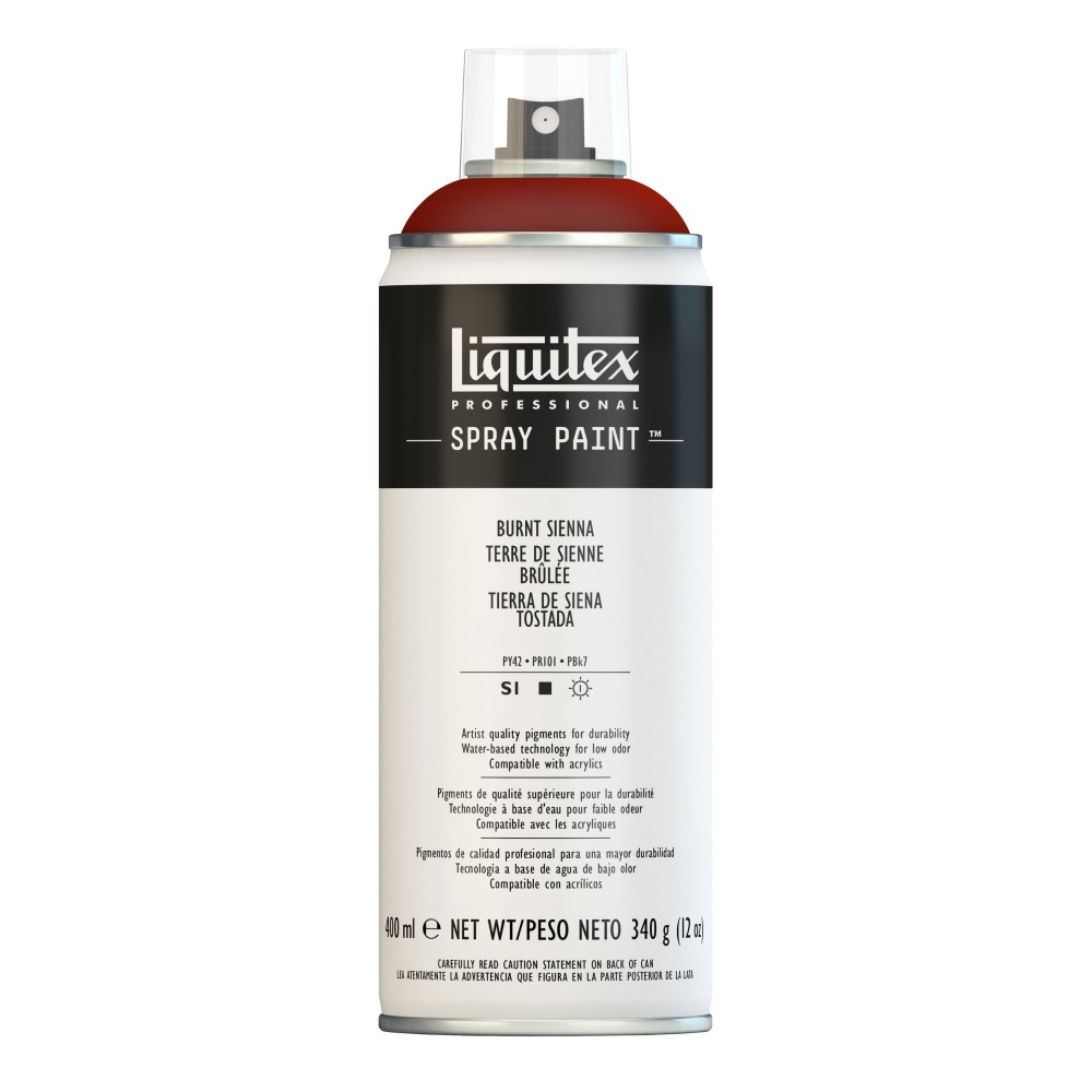 Spray paint - Liquitex - burnt sienna, 400 ml