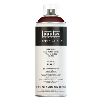 Farba akrylowa w spray'u - Liquitex - Burnt Umber, 400 ml