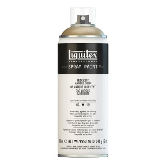 Spray paint - Liquitex - iridescent antique gold, 400 ml