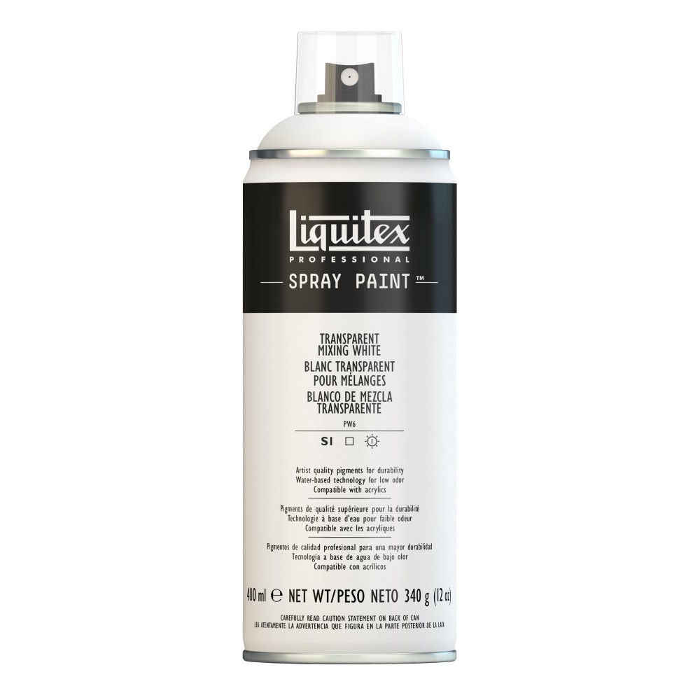 Spray paint - Liquitex - transparent mixing white, 400 ml