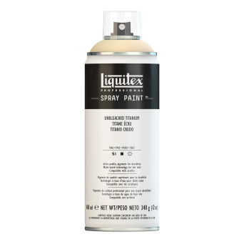 Spray paint - Liquitex - unbleached titanium, 400 ml