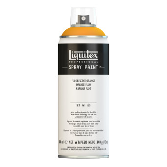 Spray paint - Liquitex - fluorescent orange, 400 ml