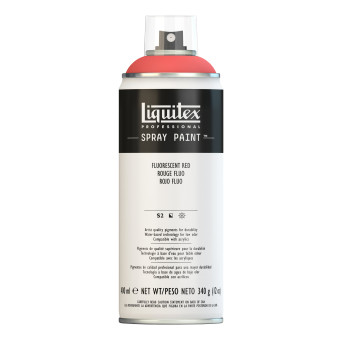 Spray paint - Liquitex - fluorescent red, 400 ml