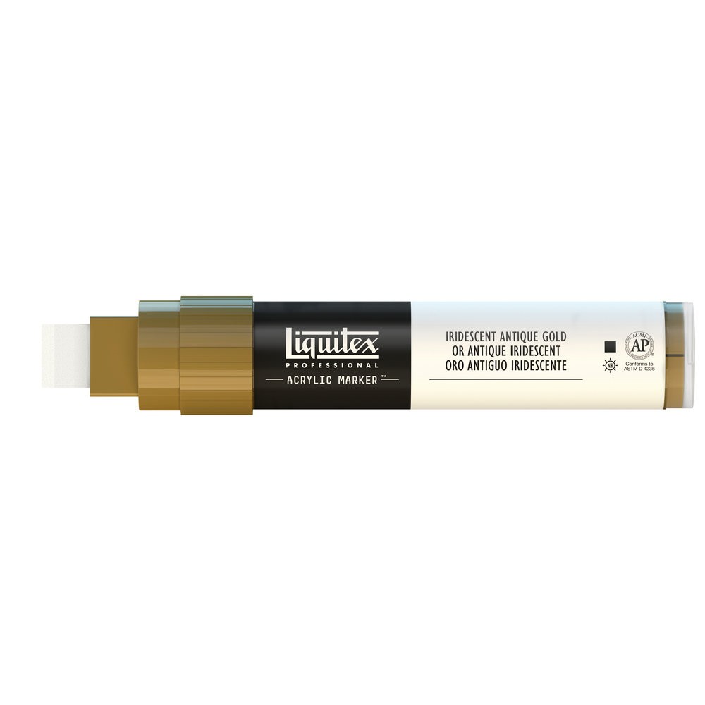 Acrylic marker - Liquitex - iridescent antique gold