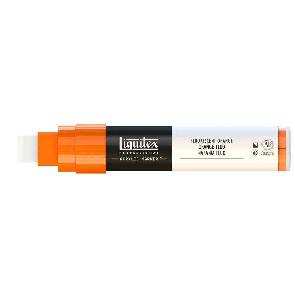 Marker akrylowy - Liquitex - fluorescent orange 15 mm