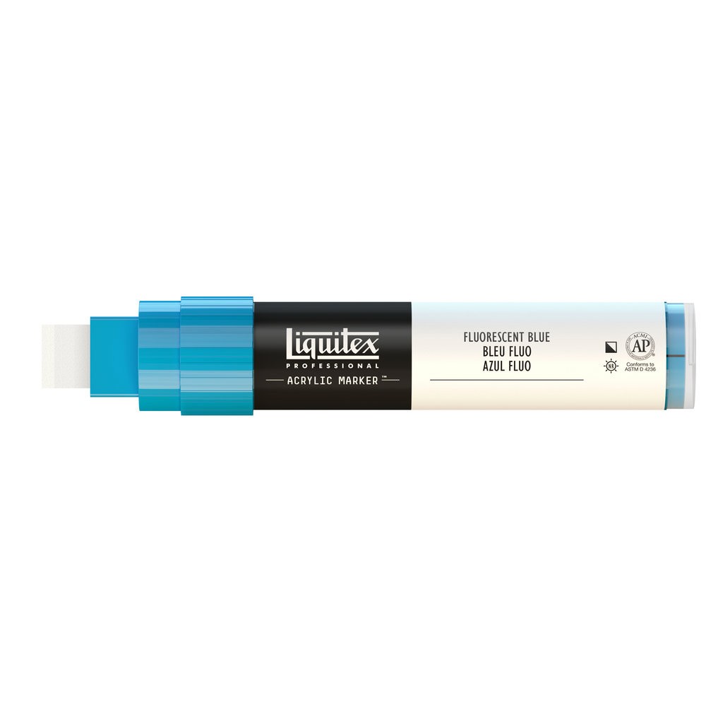 Marker akrylowy - Liquitex - fluorescent blue 15 mm