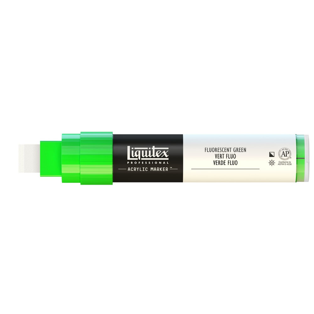 Marker akrylowy - Liquitex - fluorescent green 15 mm