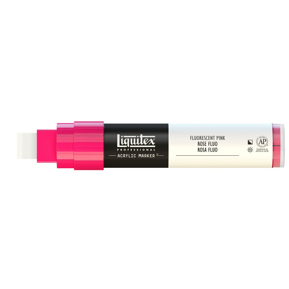 Marker akrylowy - Liquitex - fluorescent pink 15 mm