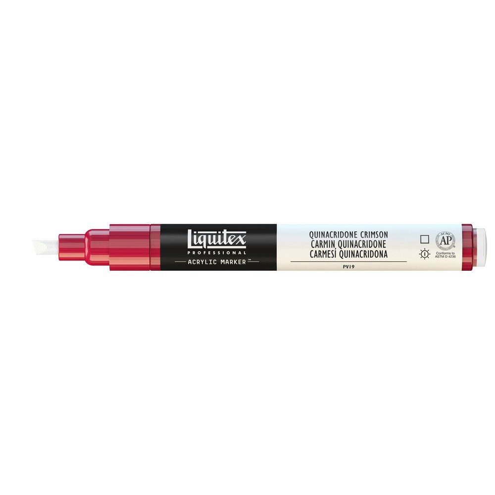 Acrylic marker - Liquitex - quinacridone crimson