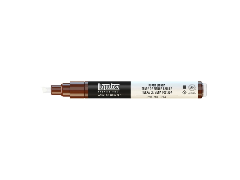 Acrylic marker - Liquitex - burnt sienna